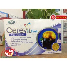 CEREVIT FORT - Hỗ trợ bổ não, tăng cường lưu thông máu
